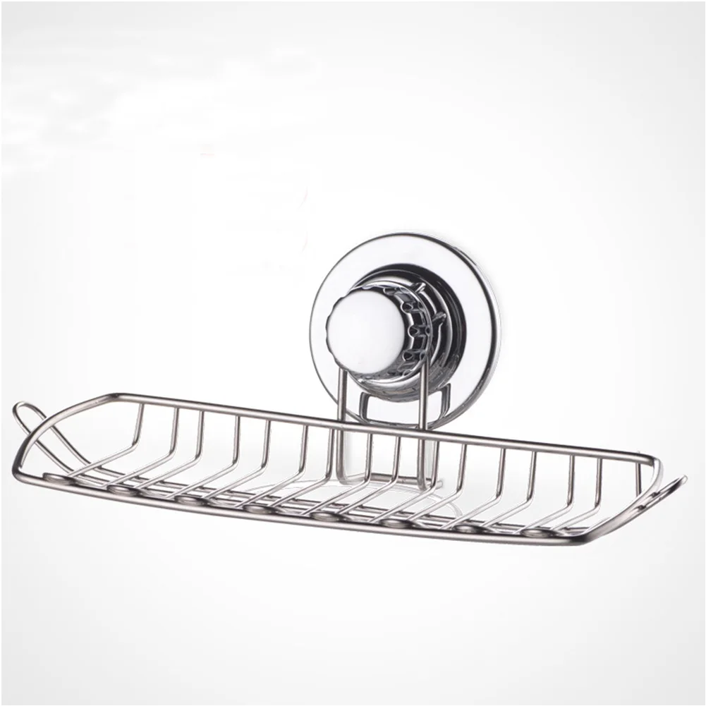 Главная многоразовая нержавеющая сталь держатель на присоске мыльница