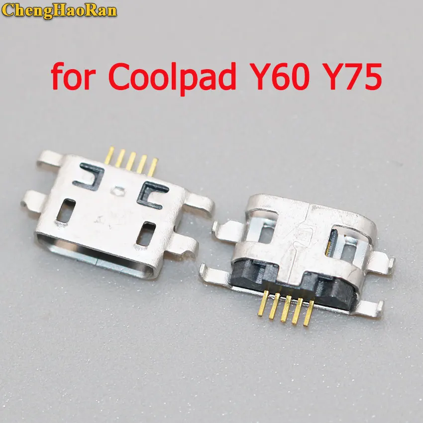ChengHaoRan 10 шт. микро USB разъем док для Coolpad Y60 Y75 Y76 Y80 Y90 Зарядка порт Запасные