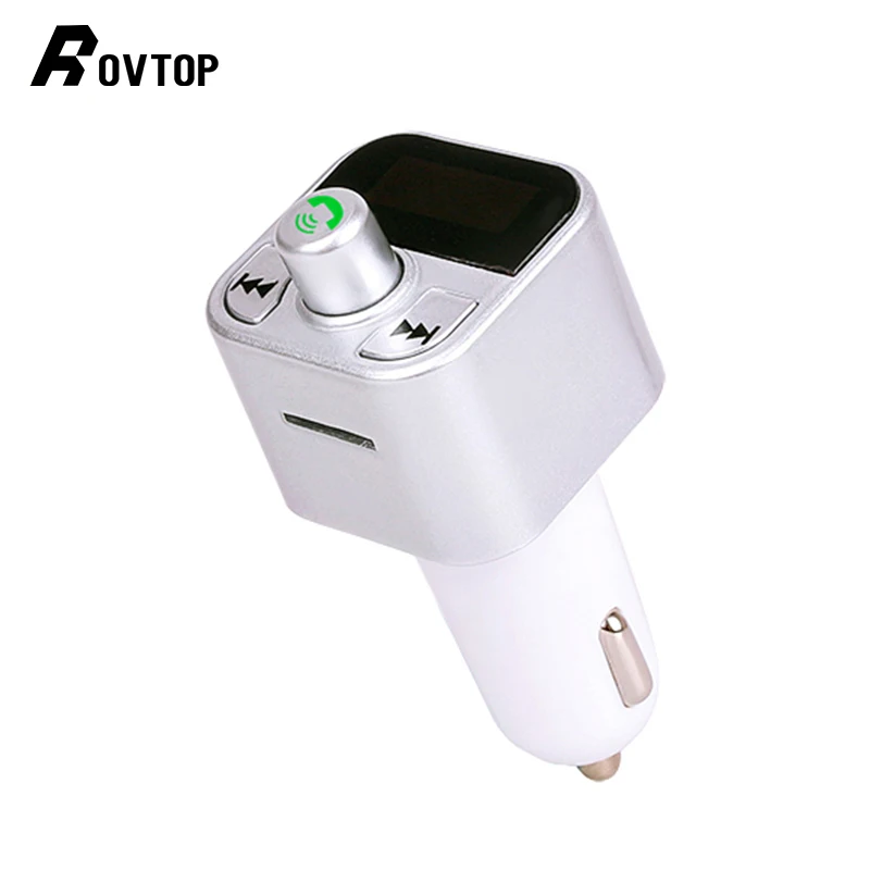 Rovtop Bluetooth FM передатчик беспроводной автомобильный Радио адаптер MP3 плеер