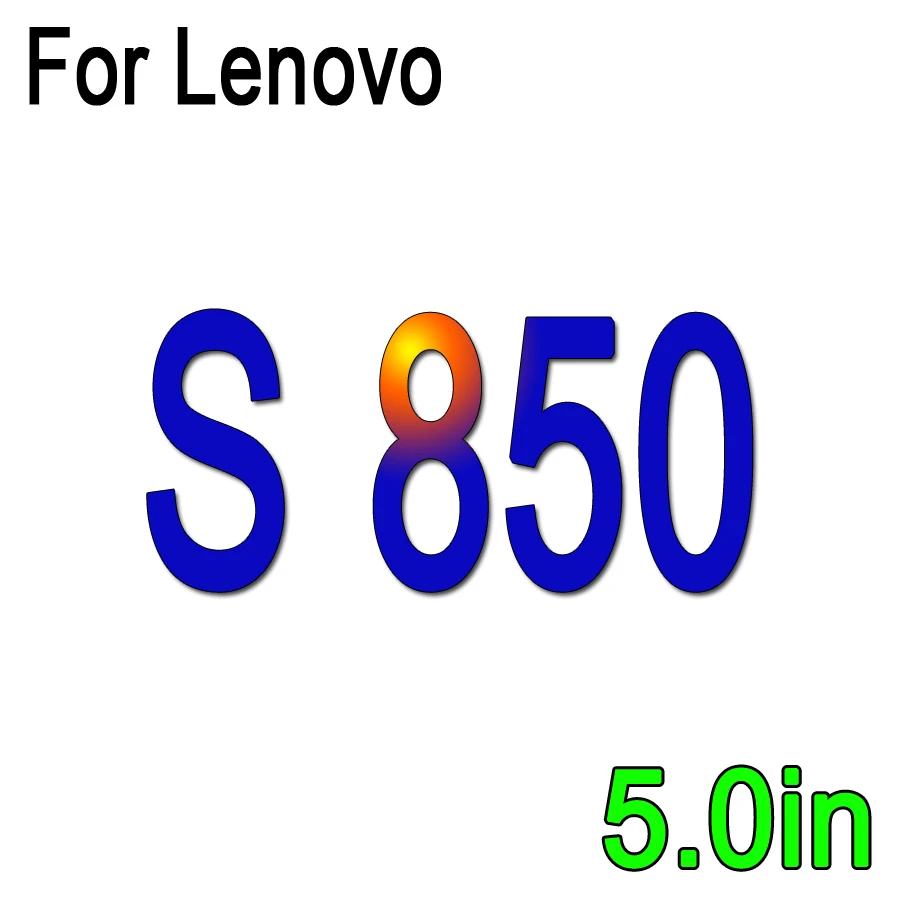 2 шт. закаленное Стекло для lenovo A319 S60 S90 S650 S660 S850 Vibe Shot Z90 P780 K3 K5 Примечание Экран из закаленного стекла с уровнем твердости 9H крышка чехол - Цвет: For Lenovo S850