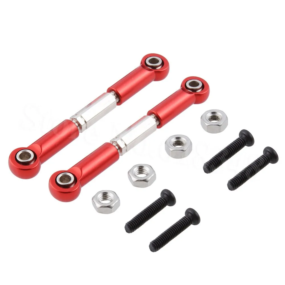 Алюминиевый передний амортизатор рулевой тяги 0021 для WLtoys 12428 12423 1/12 RC автомобиль