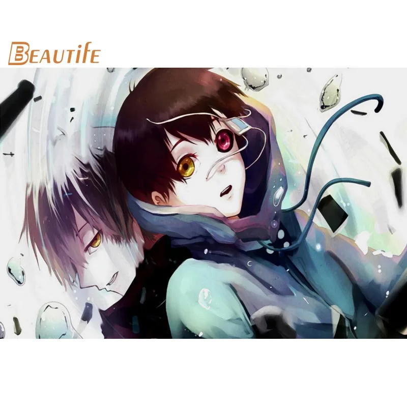 Новое поступление Токийский Гуль плакат ткань Шелковый украшения дома настенный