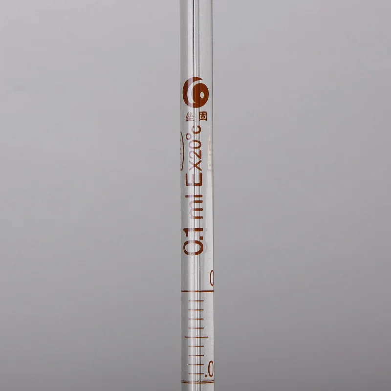 Экологическая стеклянная измерительная пипетка класса А трубка для образцов