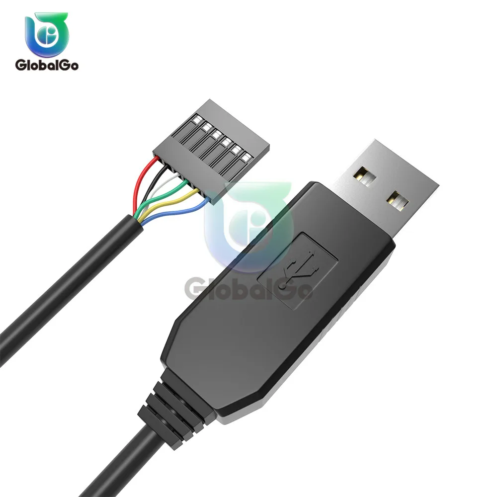 FT232 6Pin USB к ttl UART последовательный провод адаптер RS232 скачать кабель светодиодный