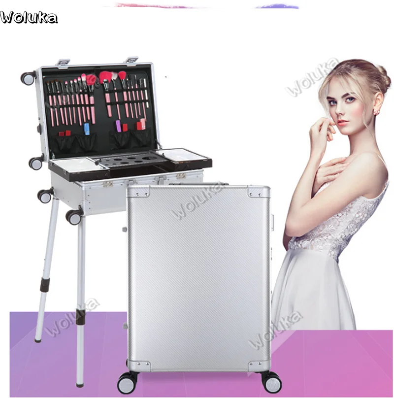 Алюминиево магниевый сплав Bluetooth аудио с лампой коробка для косметики