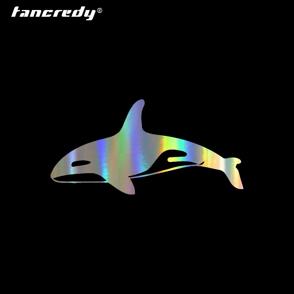 Автомобильная наклейка Tancredy 15 2*7 5 см орка Кита рыба декоративные наклейки для