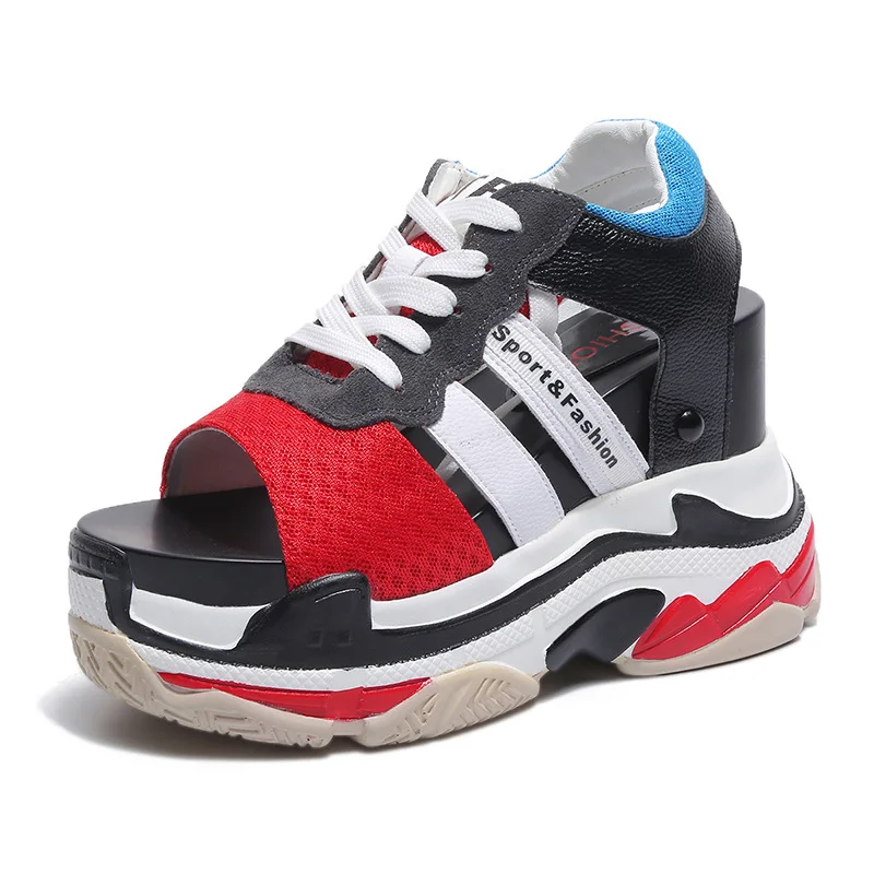 Женские босоножки на толстой подошве в Корейском стиле Женская повседневная