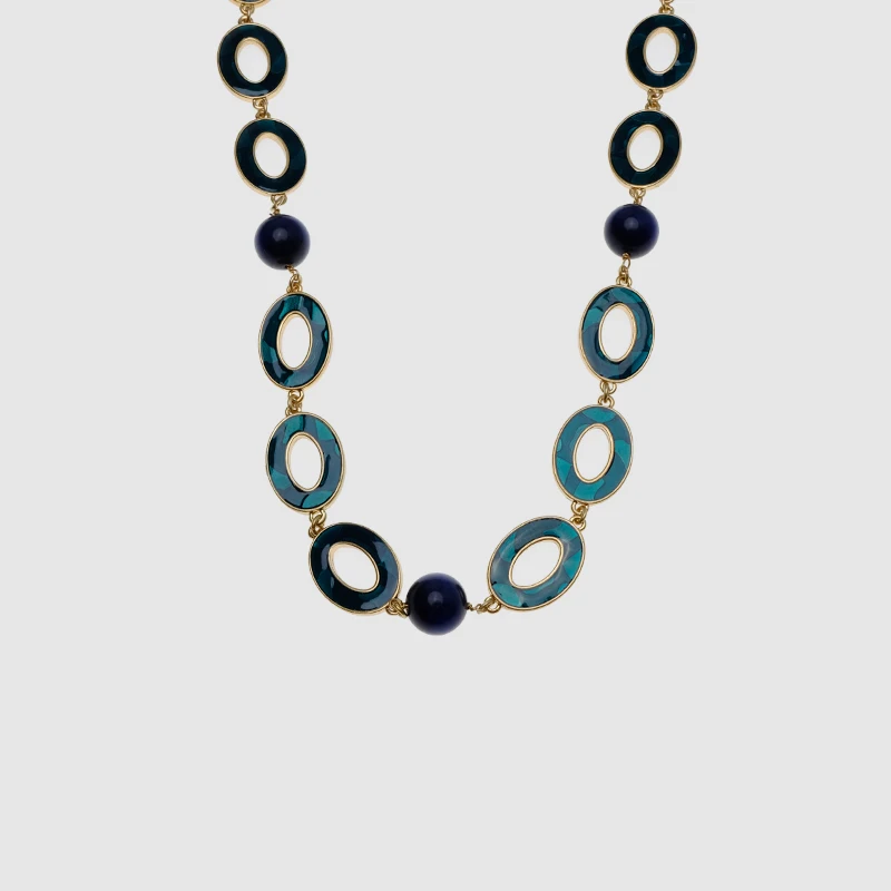 

Amorita boutique Colored circle necklace