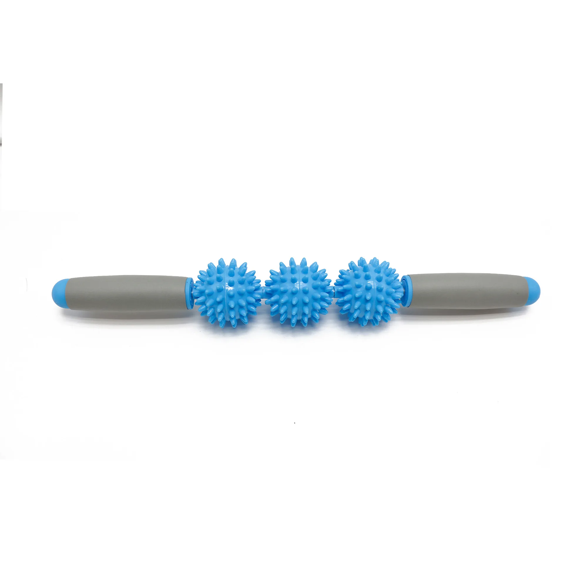 Blue 3 ball Антицеллюлитный массажер, Антицеллюлитный триггер, палочка для тела, ног, лица, ног, массажный ролик для мышц - Цвет: Blue 3 ball