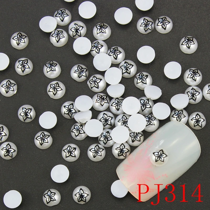 20 шт./лот полукруглый груша Маникюр Интимные аксессуары для Гвозди цветы