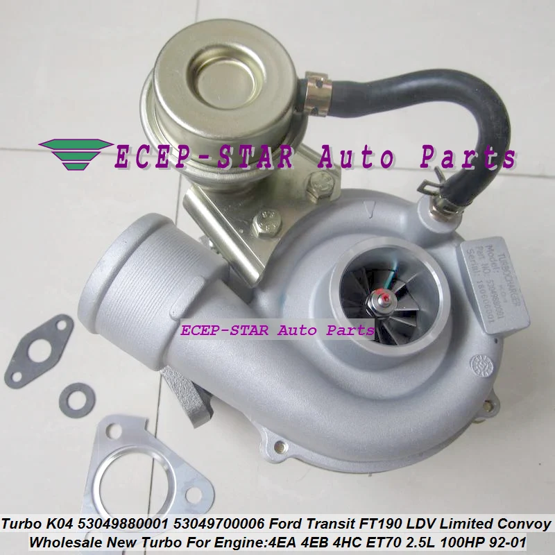 K04 53049880006 53049700001 53049700006 Turbo для Ford Transit FT190 1992 01 LDV Limited Convoy 4EA 4EB 4HC ET70 2.5L