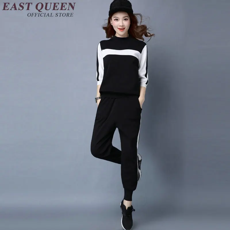 

Спортивный костюм женский из двух предметов, кофта и штаны, KK1363