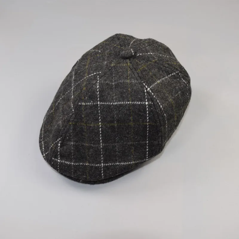 Toddler Baby Beret Hat for Kids Boys Girls Infant Winter Plaid Ivy Flat Cap Flatcap | Детская одежда и обувь