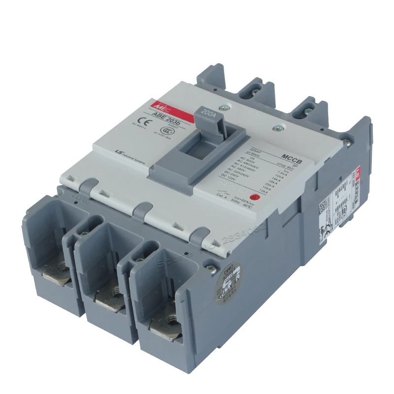 50A 60A 75A 100A 125A 150A 175A 200A 225A литом корпусе 3 P 3 pole 50 Гц 600 В ABE-203b