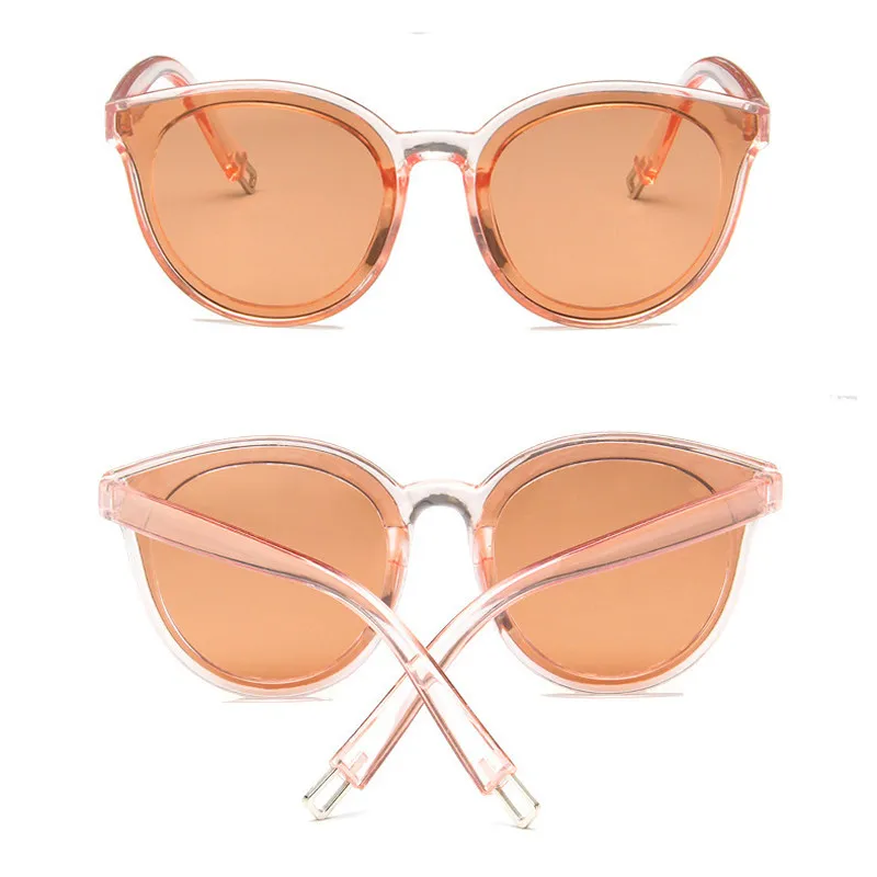 

2018 Cute Round Cat Eye Sunglasses Women Vintage Brand PC Frame Sun Glasses for Female UV400 oculos de sol feminino