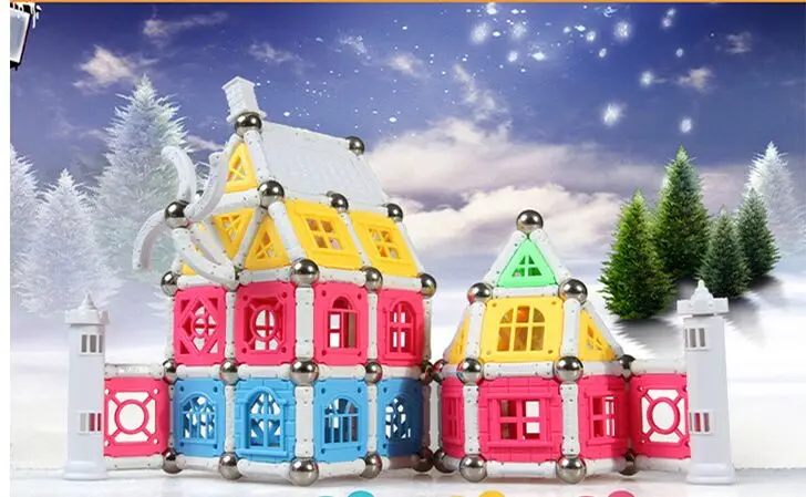 510 шт., Детский конструктор для раннего развития