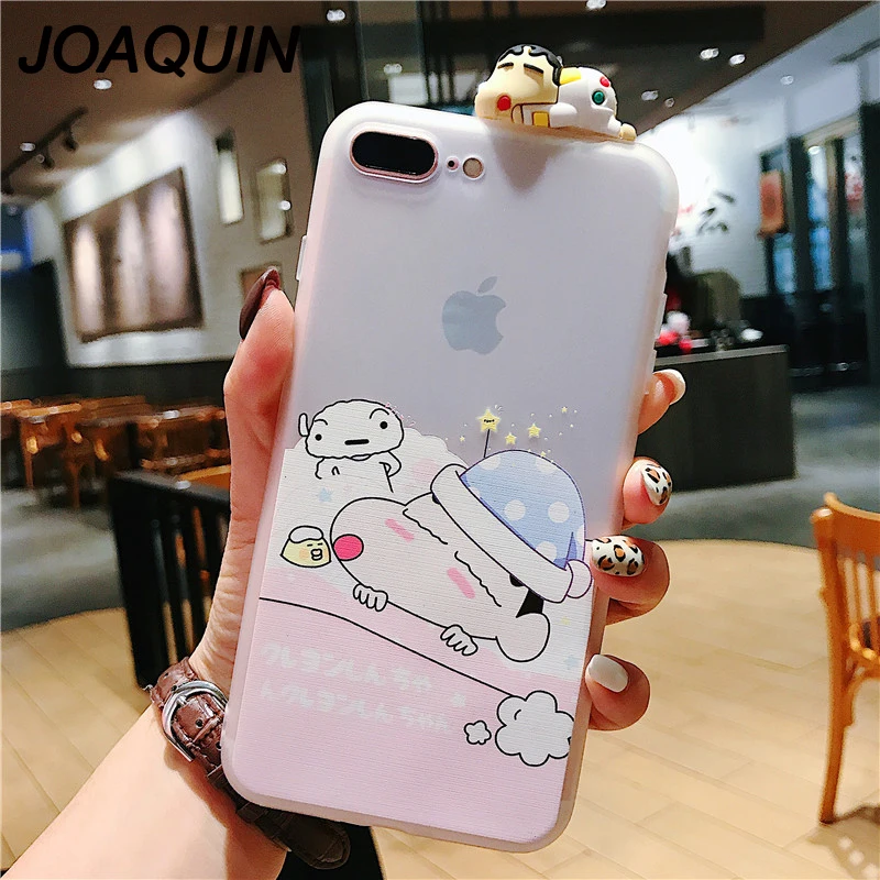 3D Cartoon Crayon Shin-chan Phone Case for iPhone X XS MAX case 7 8 6 6s plus Cat pattern Back Cover Soft TPU Cases |