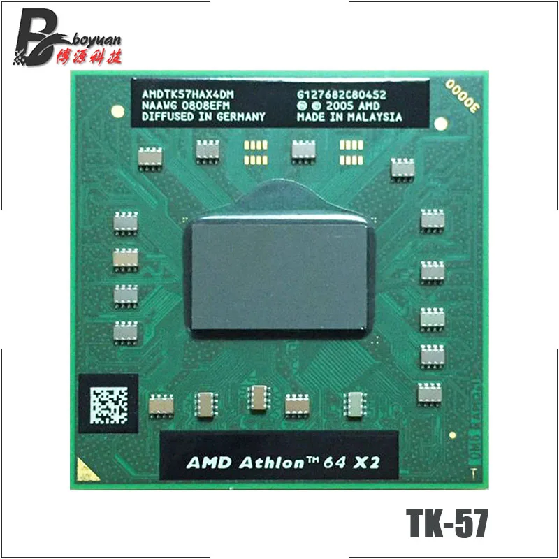 Двухъядерный процессор AMD Athlon 64 X2 TK-57 TK 57 TK57 1 9 ГГц двухъядерный AMDTK57HAX4DM Socket S1 |
