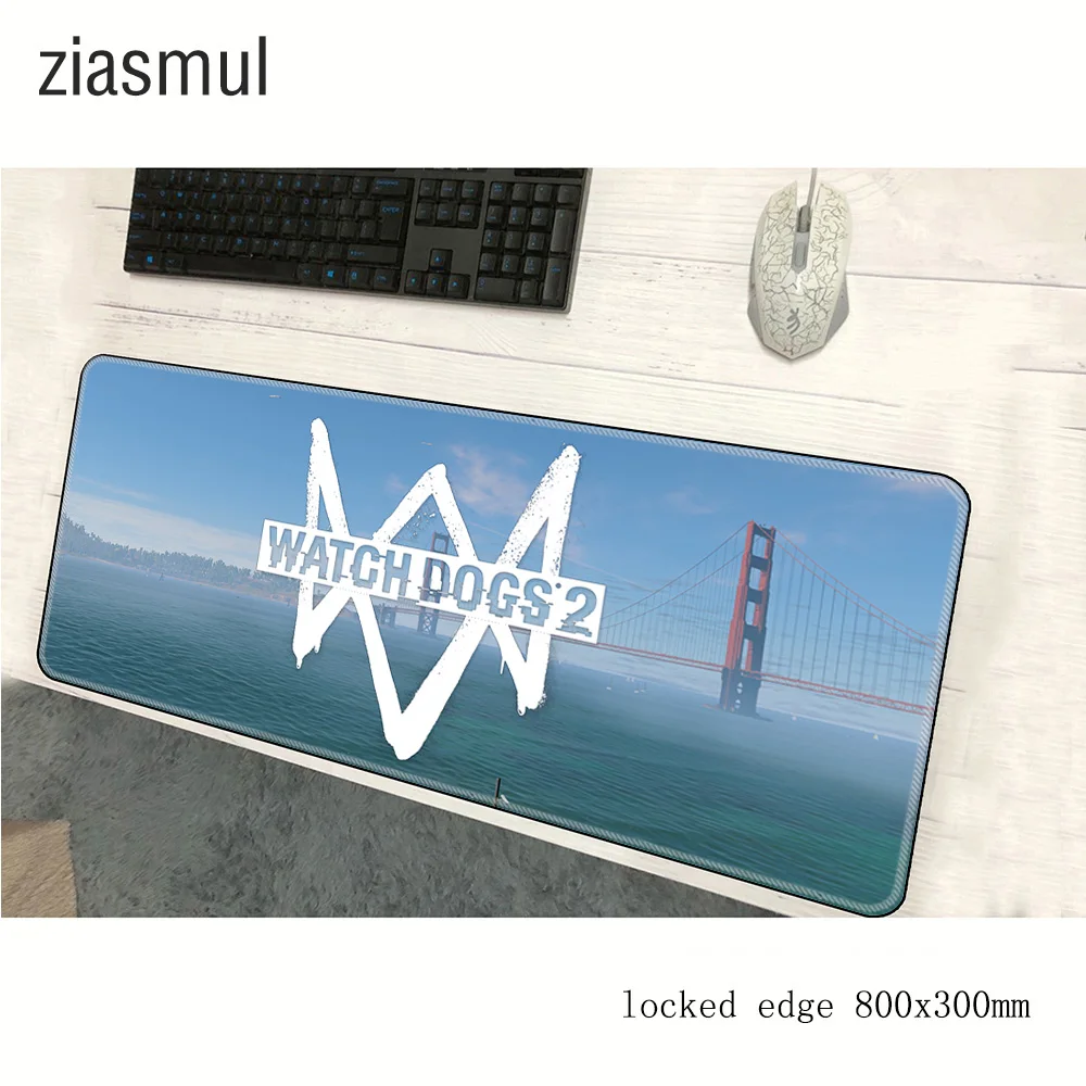 Коврик для мыши Watch Dogs 2 pad High-end computer gamer коврик 800x300x2 мм милый эргономичный гаджет