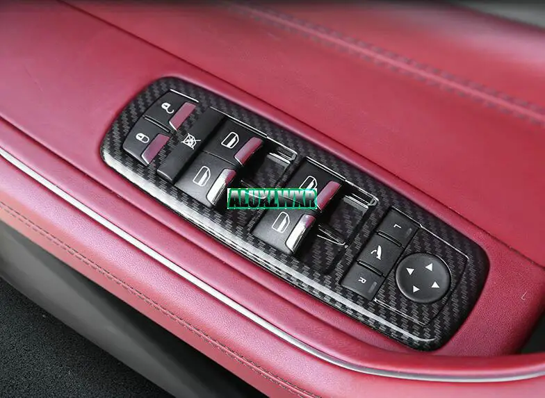 ABS стекло из углеродного волокна атлет декоративная крышка отделка Подходит для Maserati Ghibli- LEVANTE Quattroporte 2013