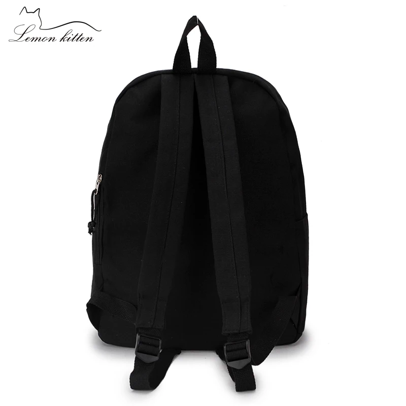 2018 однотонный модный рюкзак женский для студентов сумка на плечо Mochila рюкзаки