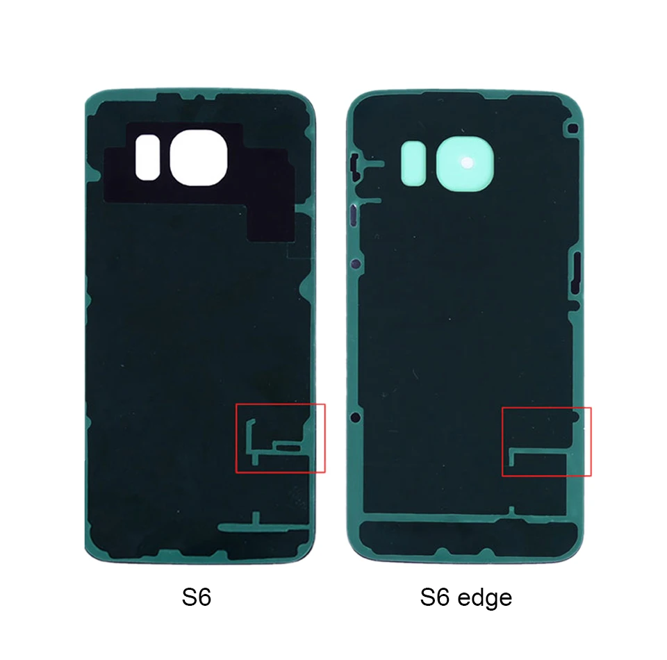 Оригинальный стеклянный чехол для Samsung Galaxy S6 Задняя стеклянная крышка G920 корпус