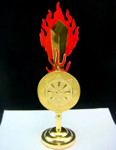 

Flaming Magic Wheel With Sword New Feng Shui(L)