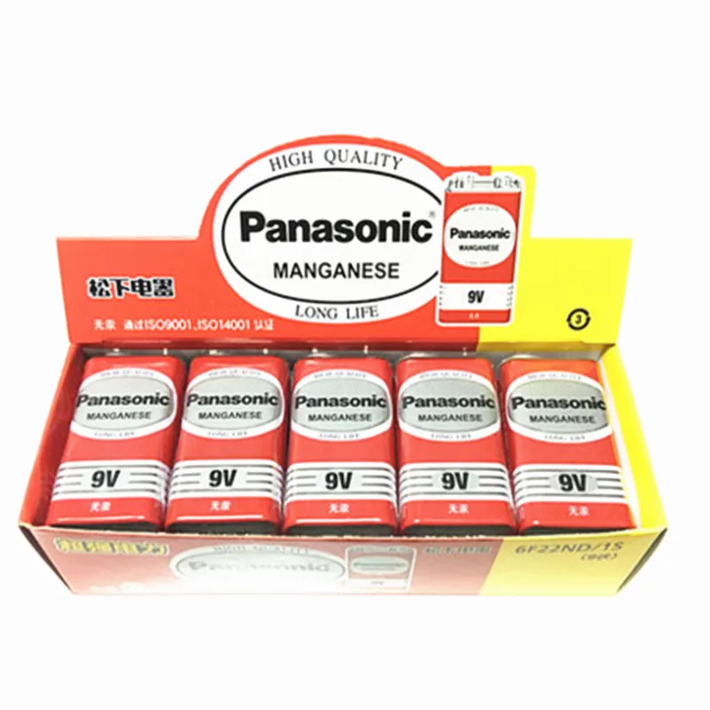 10 шт./партия 100% оригинал Panasonic Greencell PP3 6F22 6LR61 MN1604 9 в блок сверхмощный