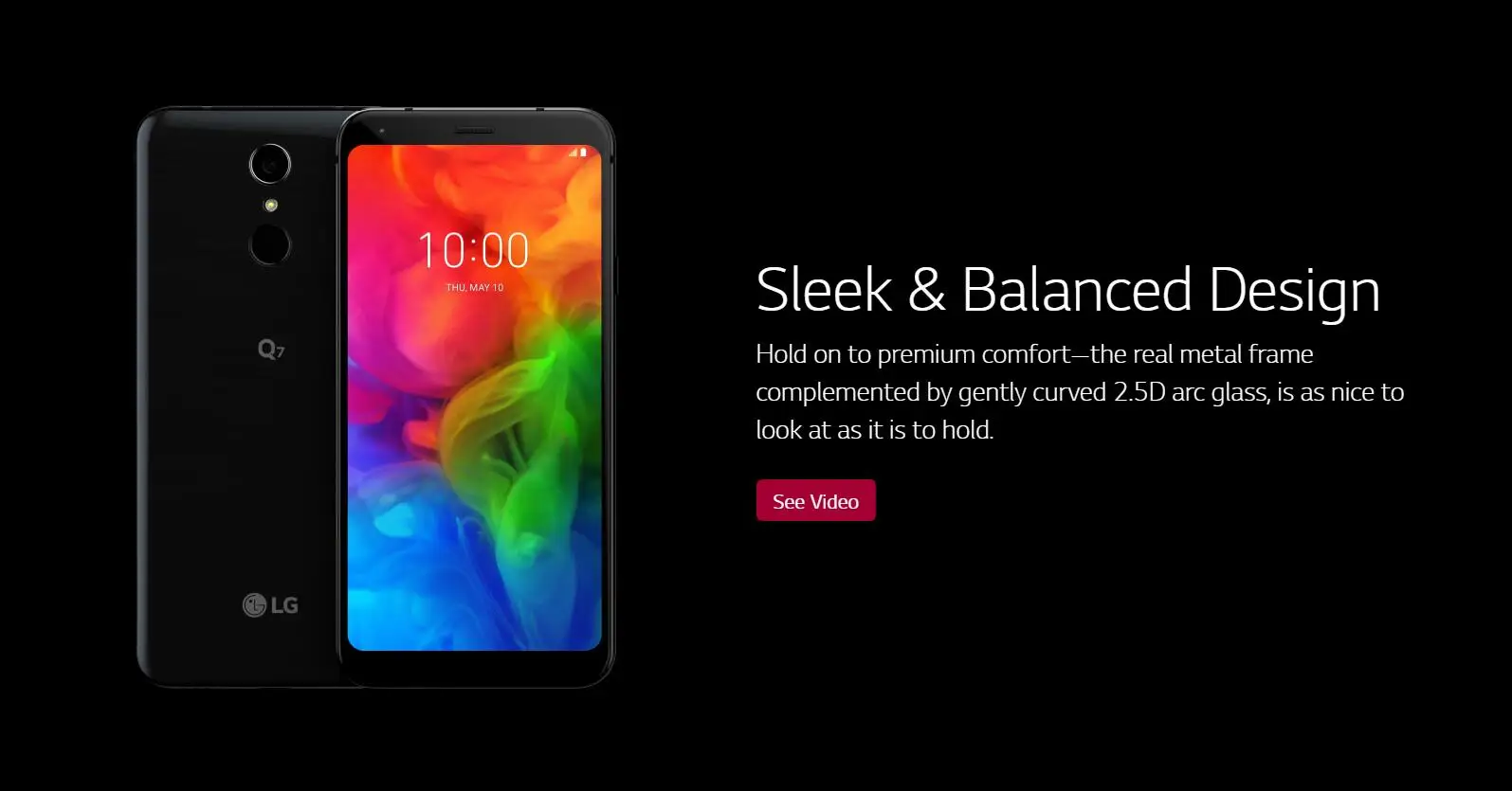 Разблокированный смартфон LG Q7 5," дюймов, четыре ядра, одна Sim, Android, 3G ram, 32G rom, 4G LTE, отпечаток пальца, мобильный телефон
