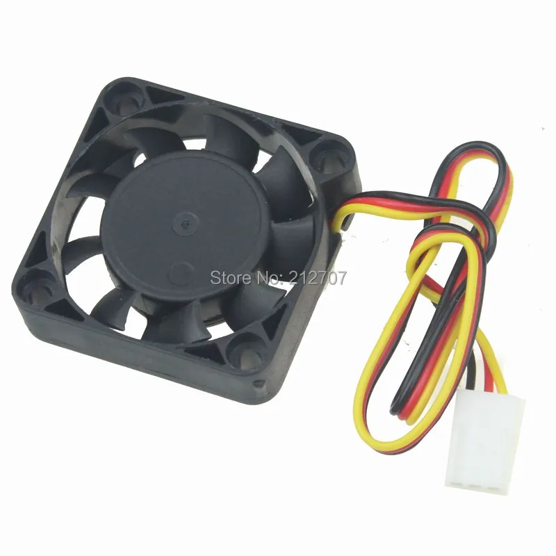 

50PCS Gdstime Exhaust DC Fan 12V 3Pin 4010 40mm 4cm 40 x 10mm 9 Blades