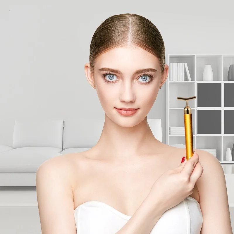 Японский качественный косметический инструмент 24 К золотой Германий V Beauty Bar для