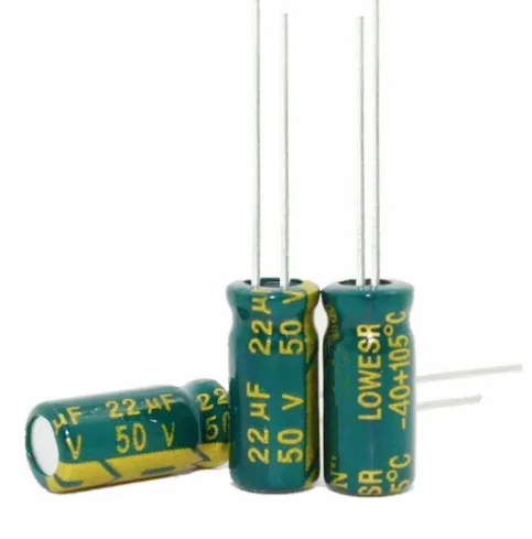 1 мкФ 4 7 10 22 47 220 10V 25V 35V 50V 5*11MM высокочастотный низкоимпедансный алюминиевый