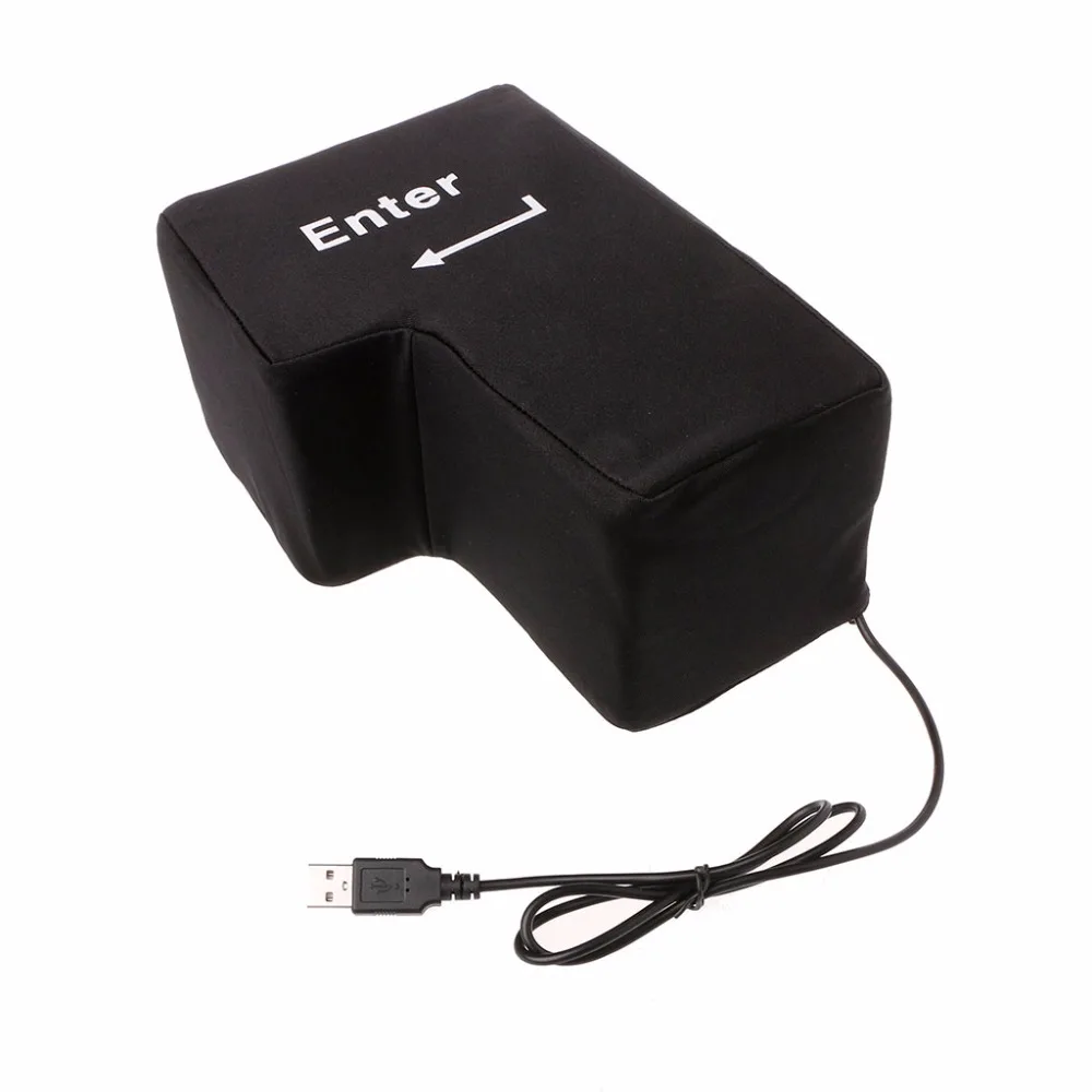 Новый Большой Введите супер размер ключ USB Nap подушка с кабелем офисный Рабочий