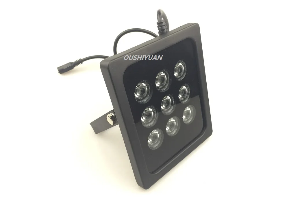 9 шт. инфракрасная Светодиодная лампа IP66 для камеры видеонаблюдения|array ir illuminator|ir