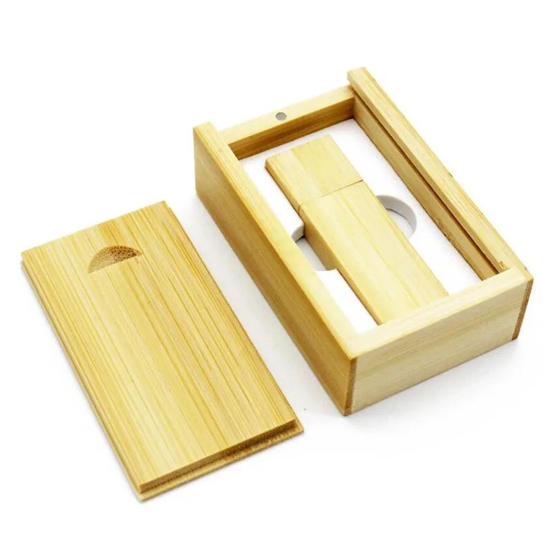 Bamboo JASTER деревянный бамбук+ коробка USB флэш-накопитель Флешка 64 ГБ 16 ГБ 32 ГБ карта памяти USB creativo персональный подарок(более 10 шт бесплатный логотип - Цвет: Bamboo