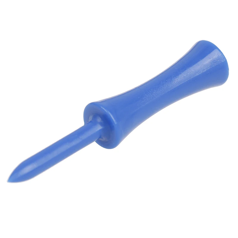 50Pcs/set Activing Blue Color Plastic Golf Tees 83mm Durable Rubber Cushion Top Tee 68mm |
