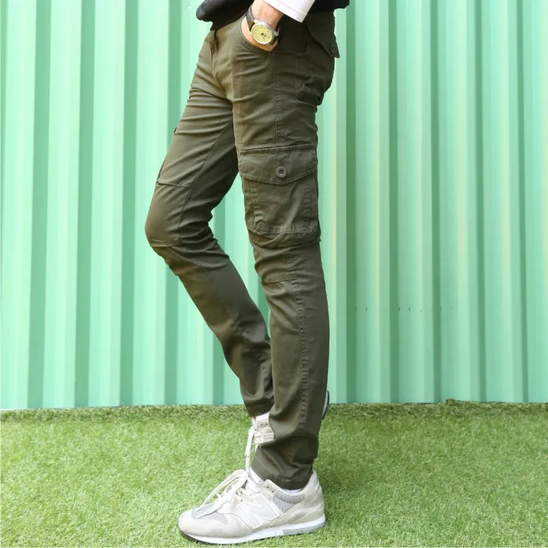 Летний стиль военные штаны камуфляжные брюки карго мужские повседневные тонкие