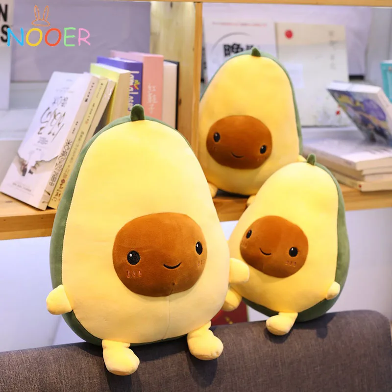 Плюшевые игрушки Nooer с авокадо мягкие подушки из милые плюшевые куклы детские