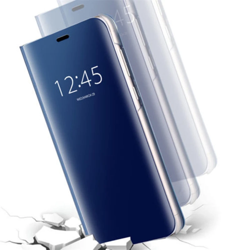 Умное приложение зеркальный прозрачный флип чехол для Huawei Nova 4 3 3e 3i 2i 2 Lite кожаный