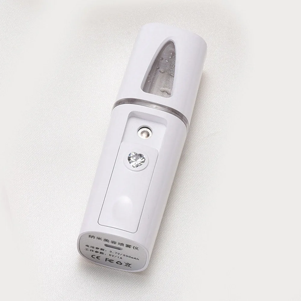 Portable Face Nano Mist Spray Facial Handy Atomization Mister USB microdermabrasion machine derma stamp D300622