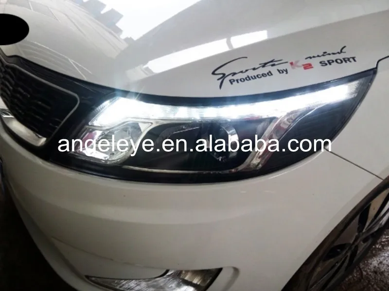 2011-2013 год для KIA RIO K2 фары светодиодный передние фары SYMS