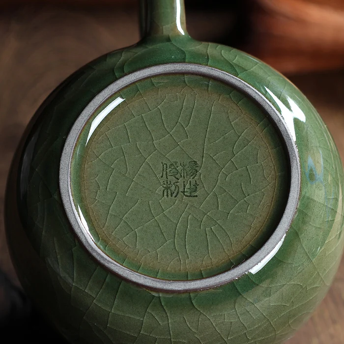 Новинка, Лидер продаж, хрустящая глазурь, Ge Kiln Longquan Celadon Zisha, керамика, искусство, Тхи, Китай, фарфоровый чайник из исинской глины, антикварный чайник