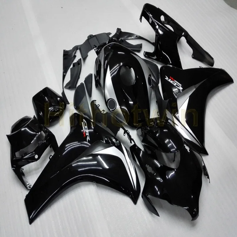 L Индивидуальные Обтекатели для HONDA CBR1000RR 2008 2009 2010 2011 мотор панели+ Botls+ литьевая форма синий белый - Цвет: L