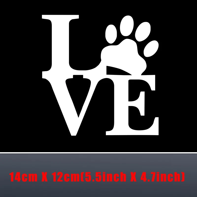 Лидер продаж милые водонепроницаемые наклейки на автомобиль с принтом лапы