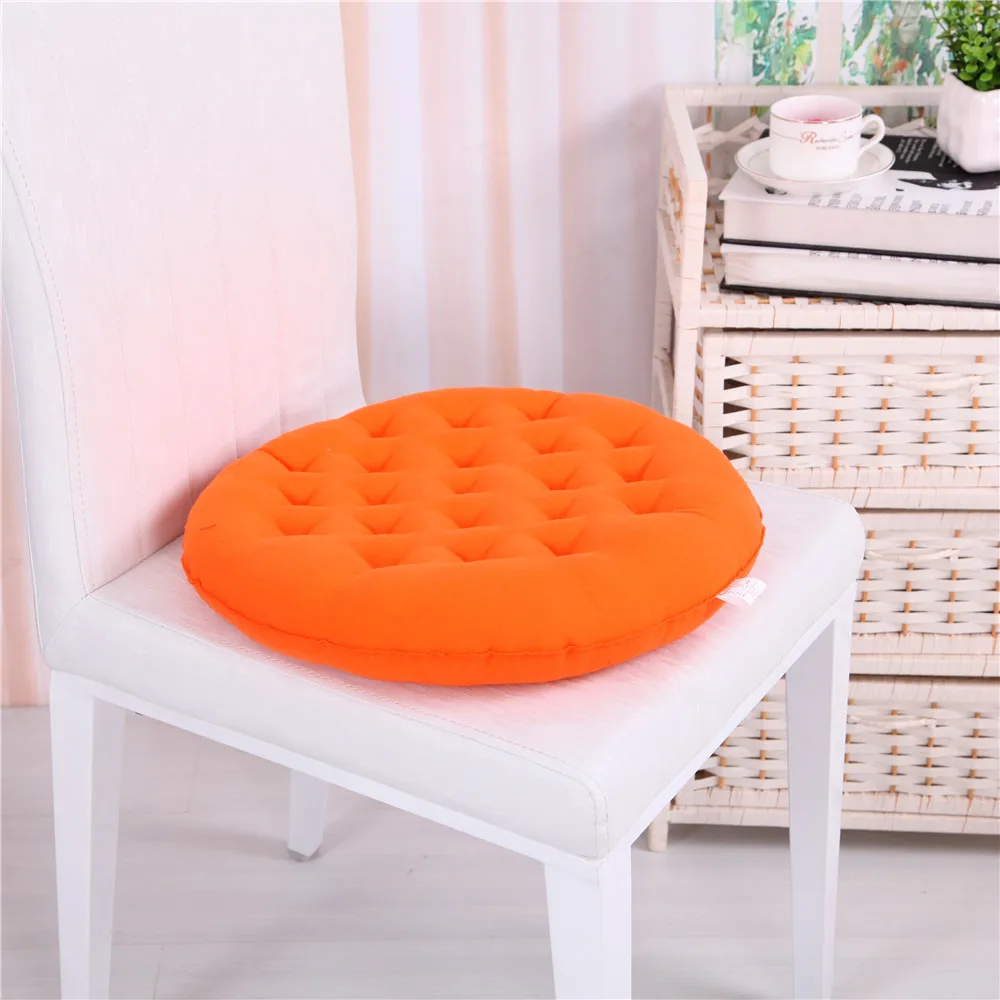 orange Модные хлопок Роскошные Подушка полосы печати круглые/квадратные подушки - Цвет: orange