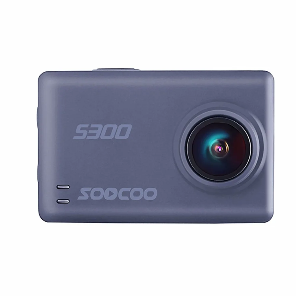 Soocoo S300 компактная водоотталкивающая Экшн-камера 4 k 30FPS 2,35 дюймовыйсенсорный экран Wi-Fi микрофон gps микрофон чехол для пульта дистанционного управления Спортивная камера 4 k