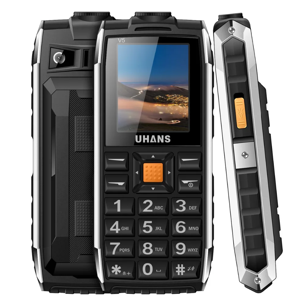 Uhans v5 водонепроницаемый противоударный пылезащитный мобильный телефон большая