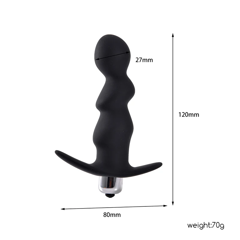 6 видов вибрирующие анальные бусы вилка простаты массажный фаллоимитатор