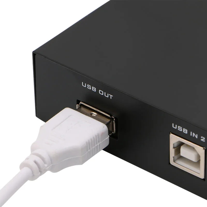 2 порта USB 10166 совместное использование устройства переключатель адаптер Коробка