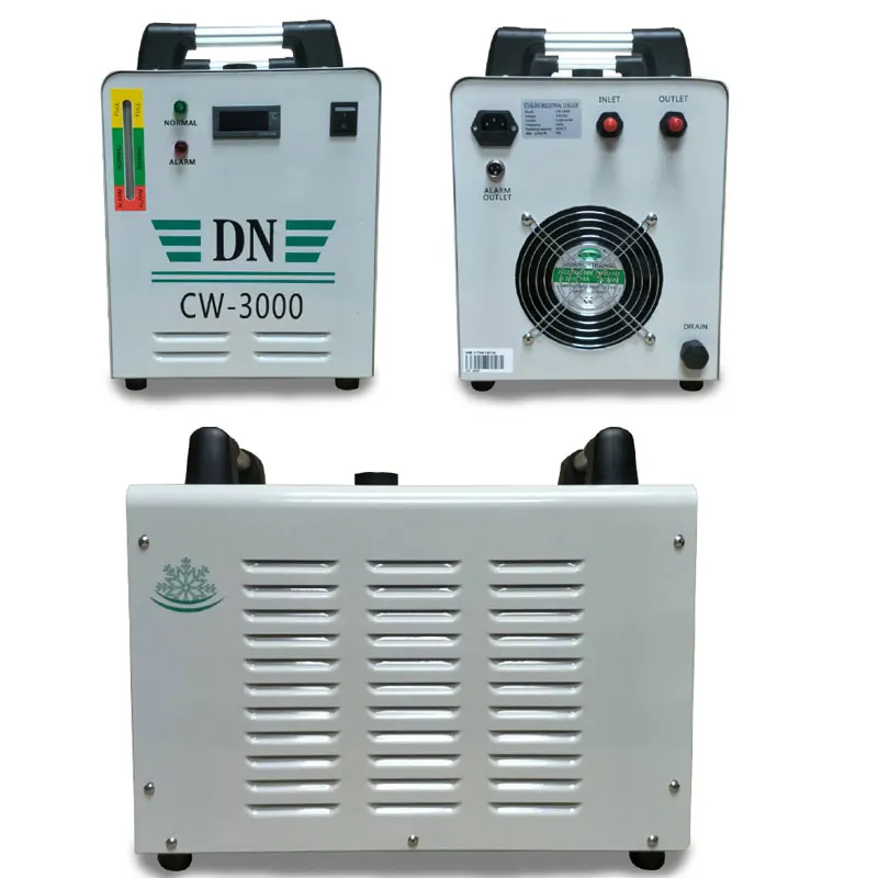 Промышленный охладитель для воды CW3000 Co2 кулер лазерной гравировки CO2 станок резки